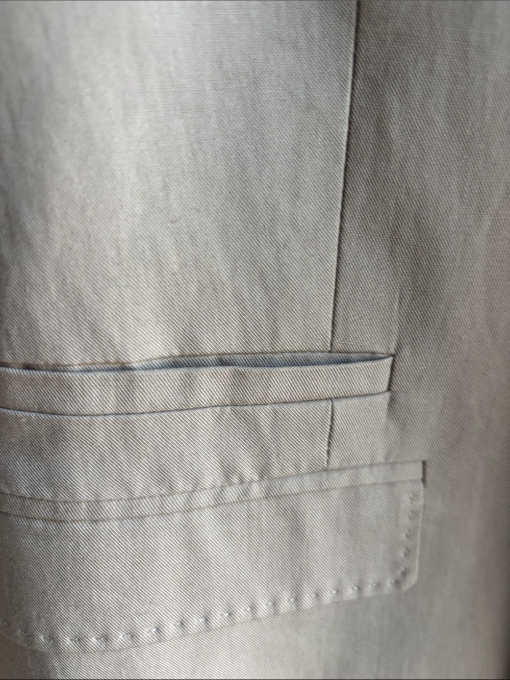 Neil Barrett Men's 5-pocket Khaki Blazer - Classic Single-Breasted Jacket - Picture 4 of 6